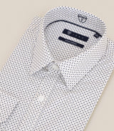 Chemise ville imprimée beige - IZAC