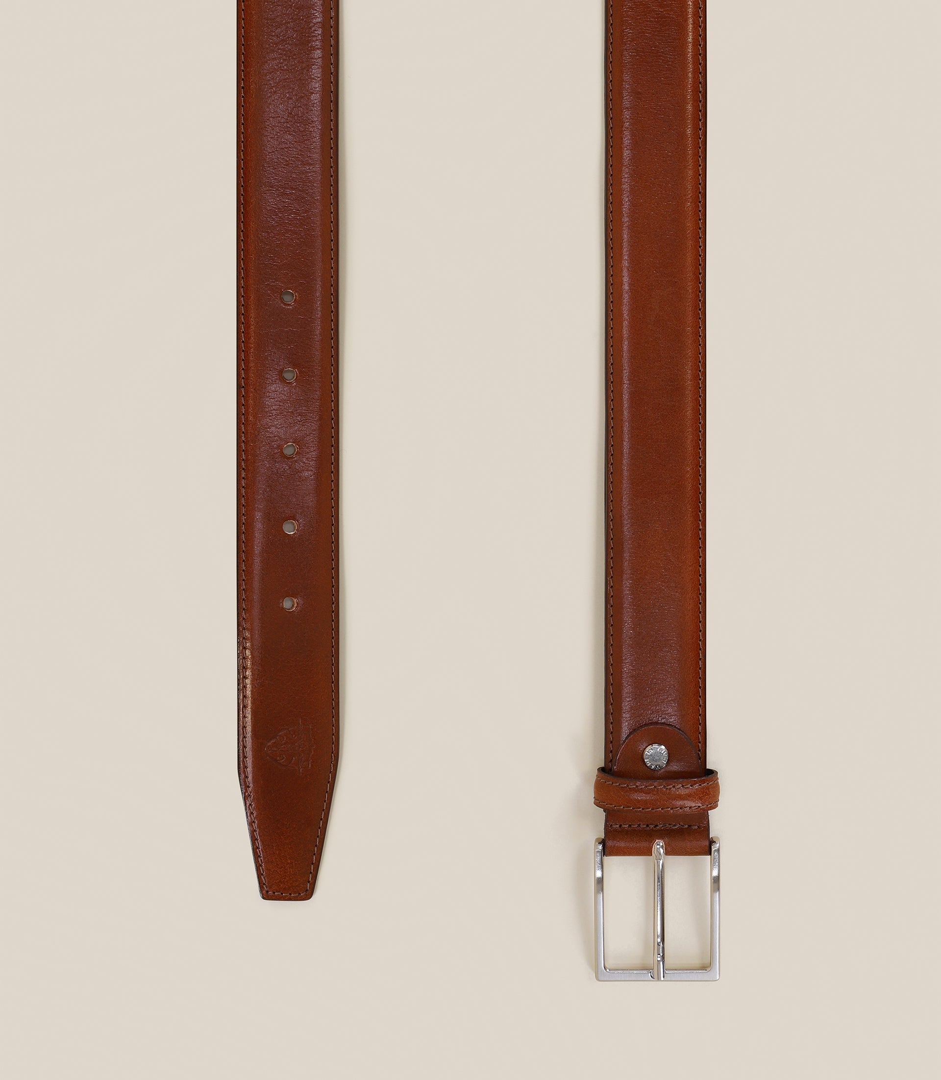 Ceinture à sangle réversible marron - IZAC