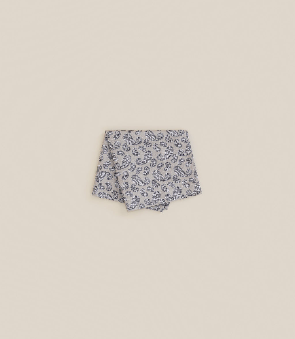 Pochette paisley beige - IZAC