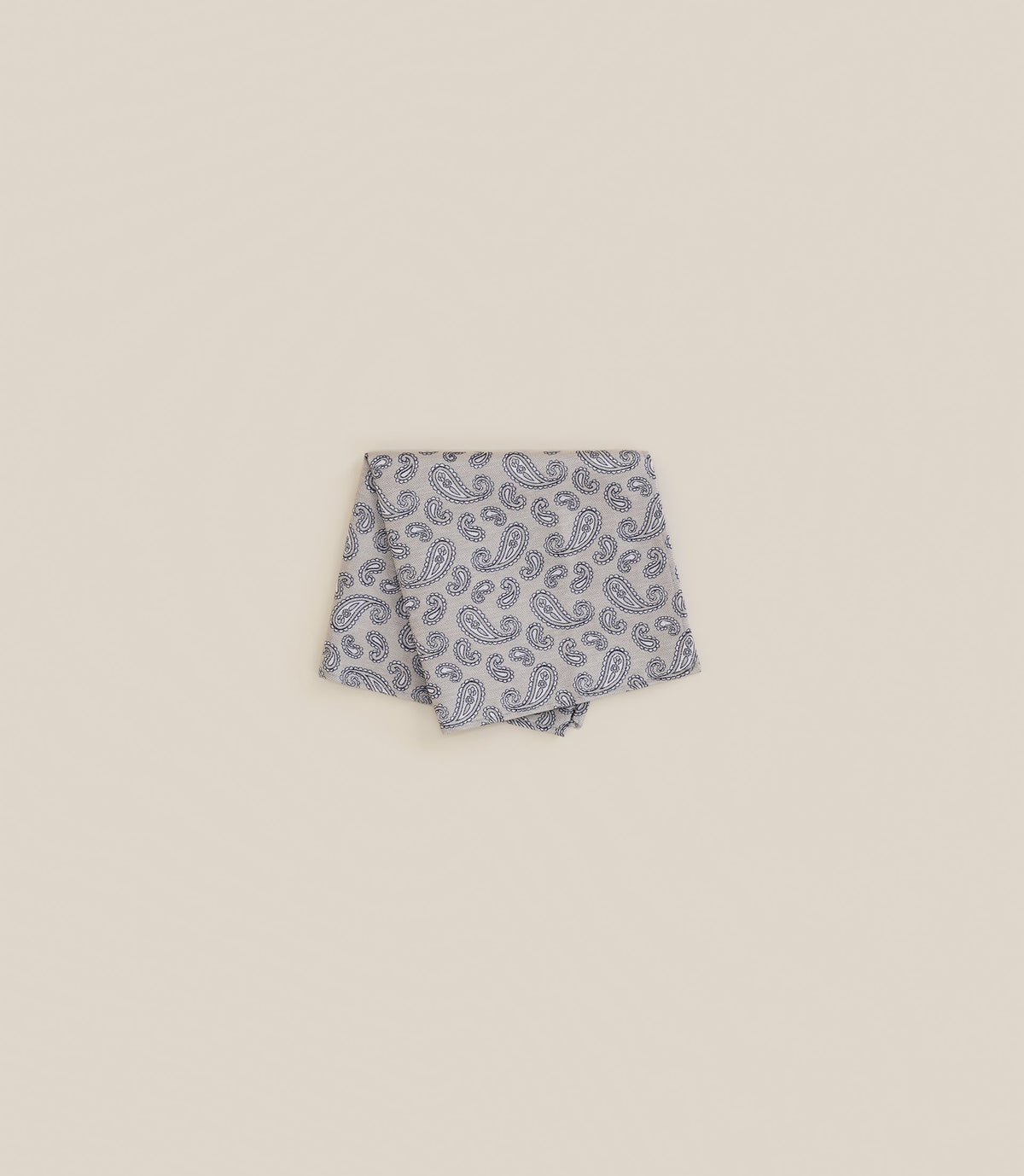 Pochette paisley beige - IZAC