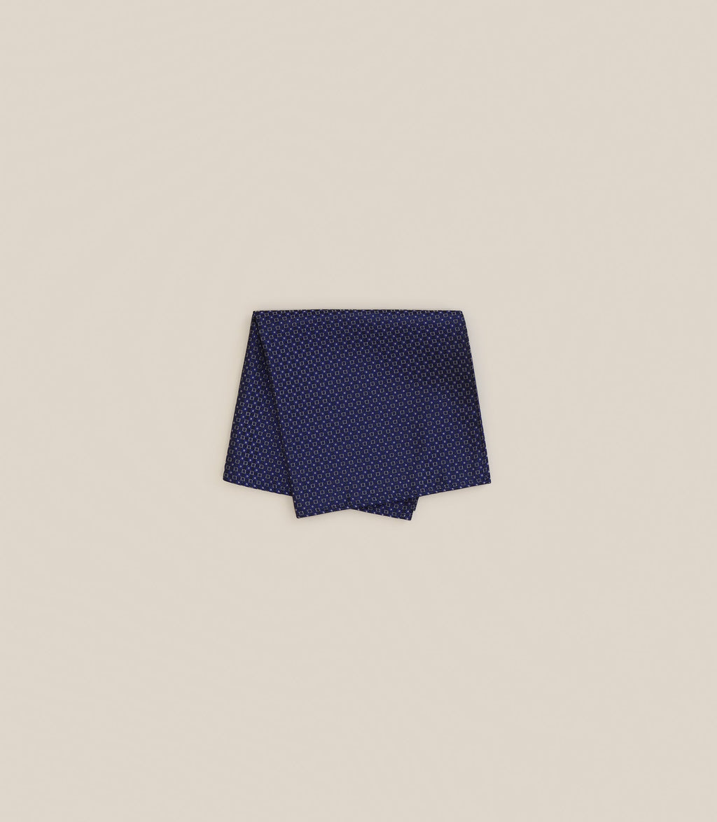 Pochette à motifs bleue - IZAC