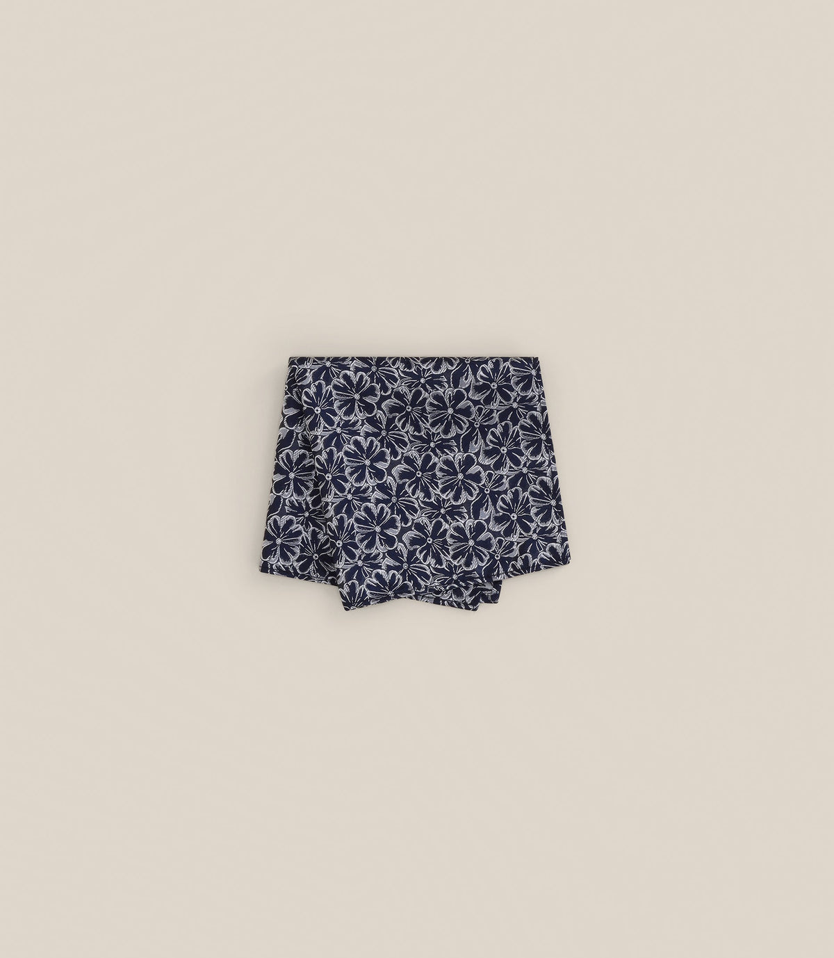 Pochette à fleurs bleue - IZAC