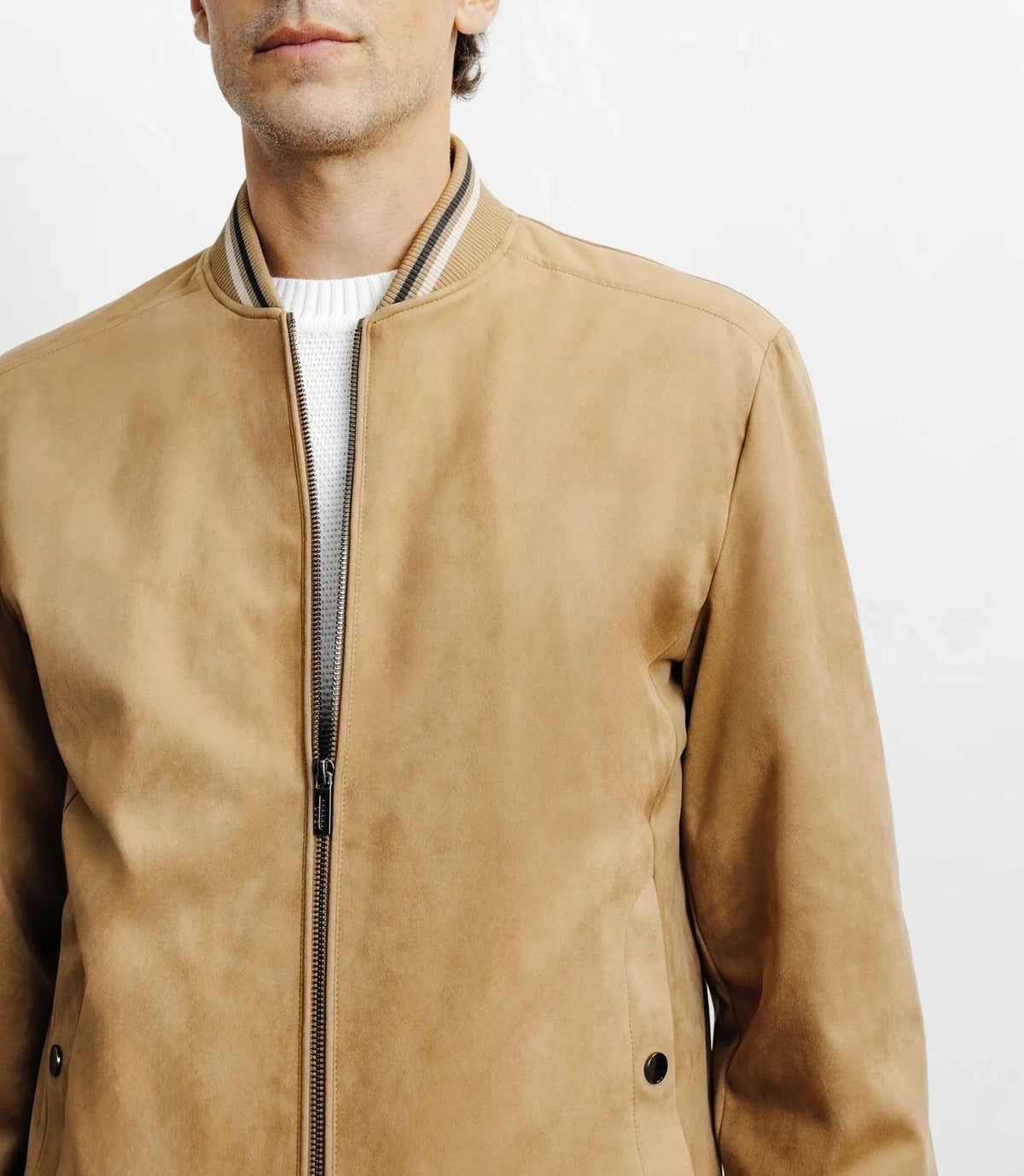 Blouson col teddy camel - IZAC