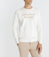 Pull avec message écru - IZAC