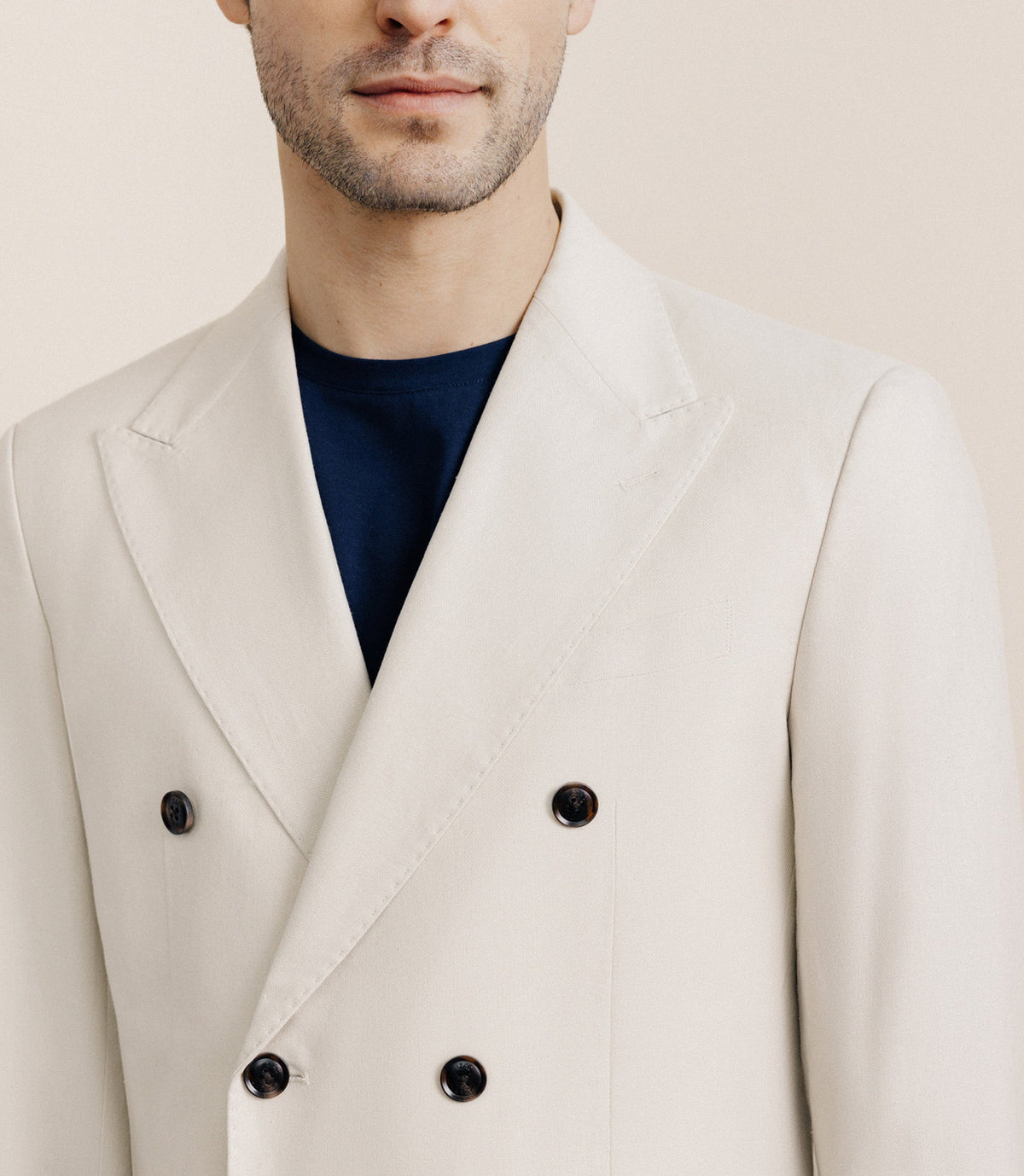Veste ville croisée beige - IZAC