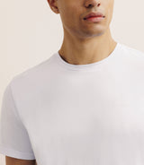 T-shirt col rond blanc - IZAC