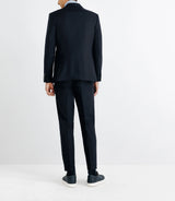 Costume en laine mélangée marine - IZAC