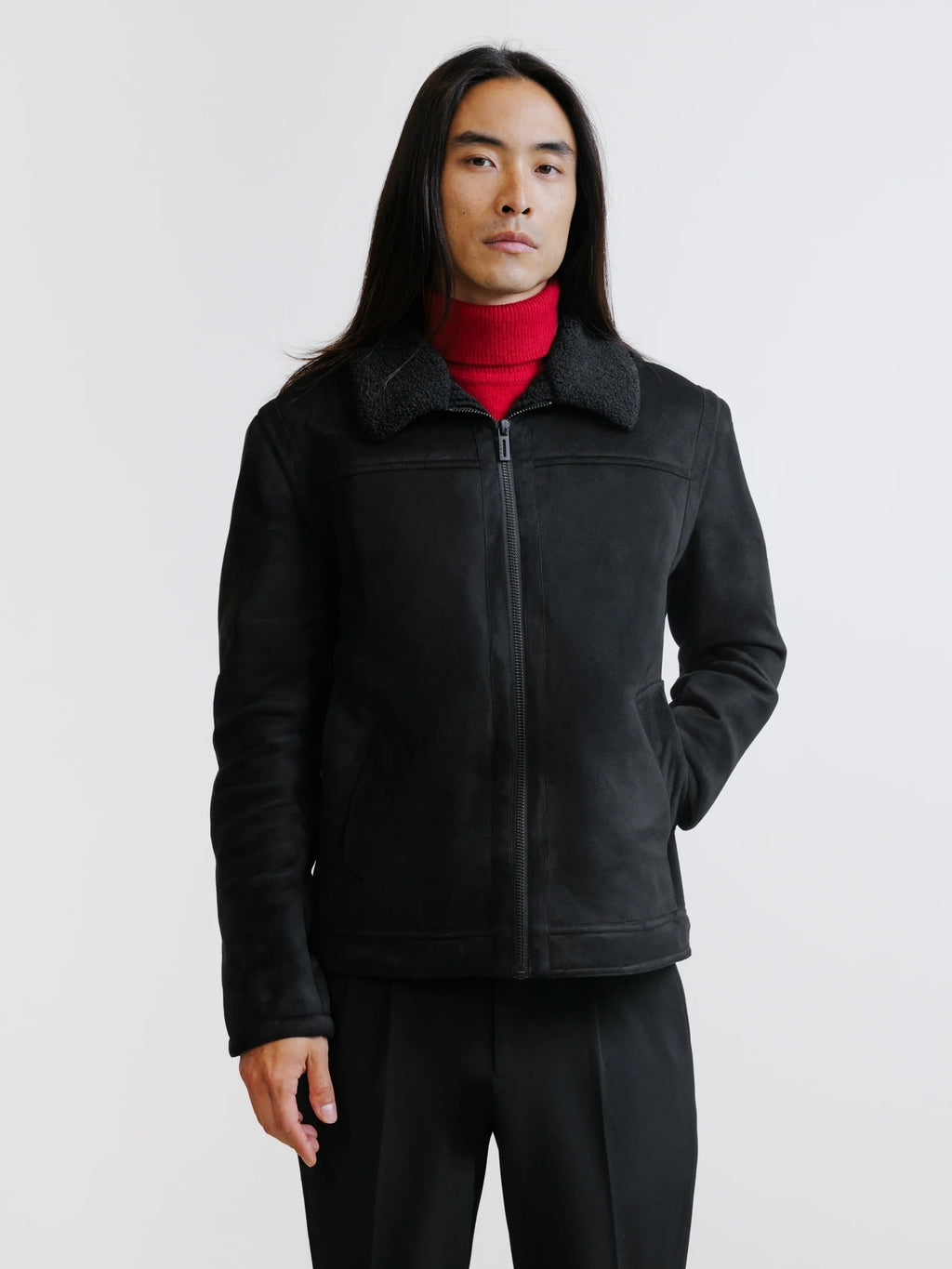 Blouson bombardier noir - IZAC