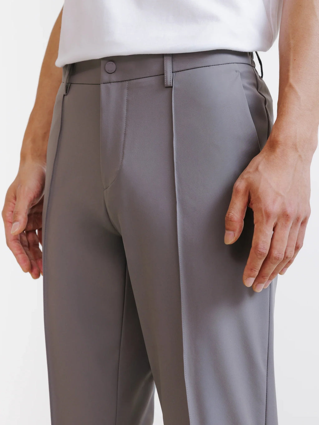 Pantalon ville en tissu technique taupe - IZAC