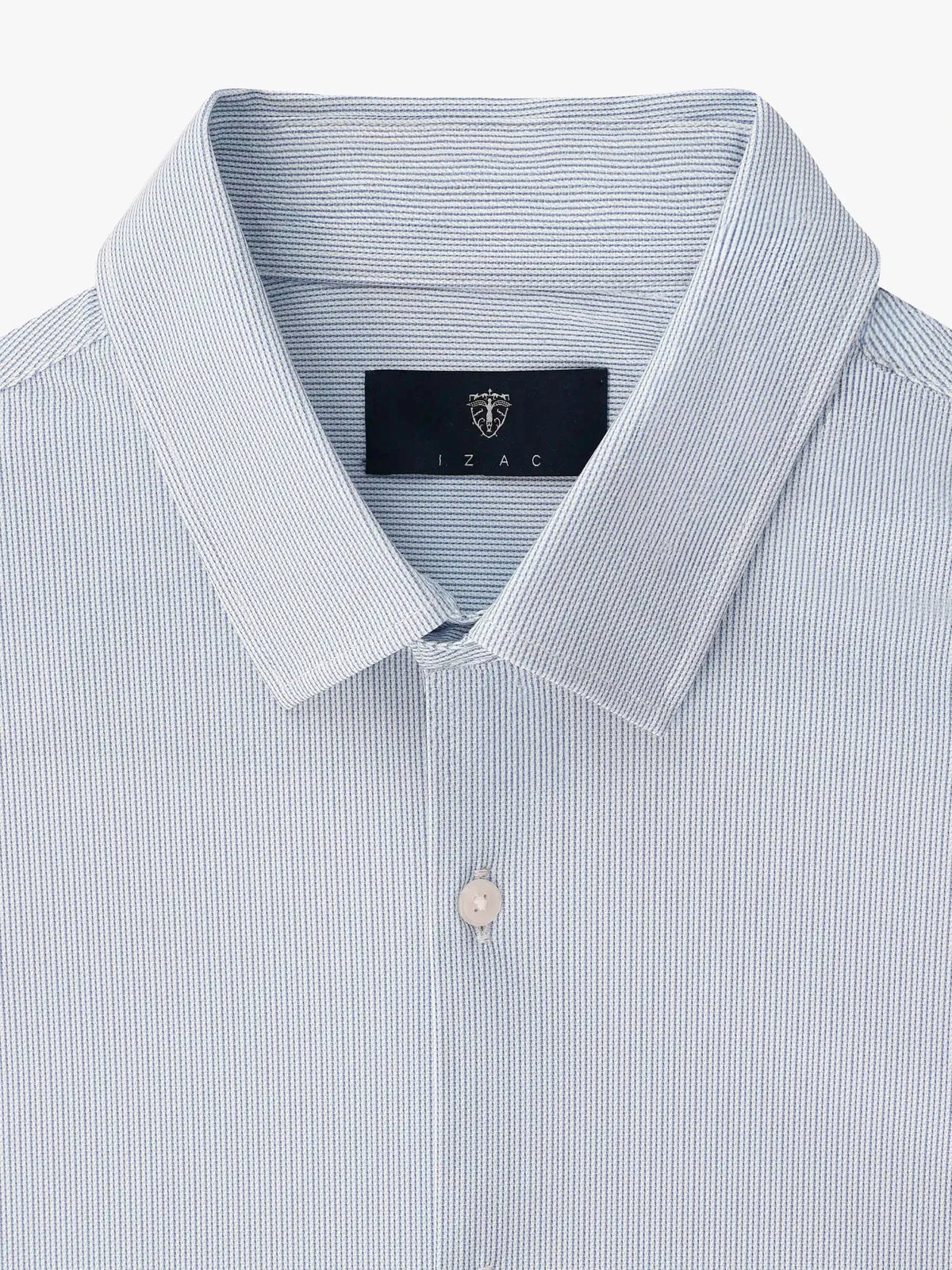 Chemise slim en maille jersey denim - IZAC