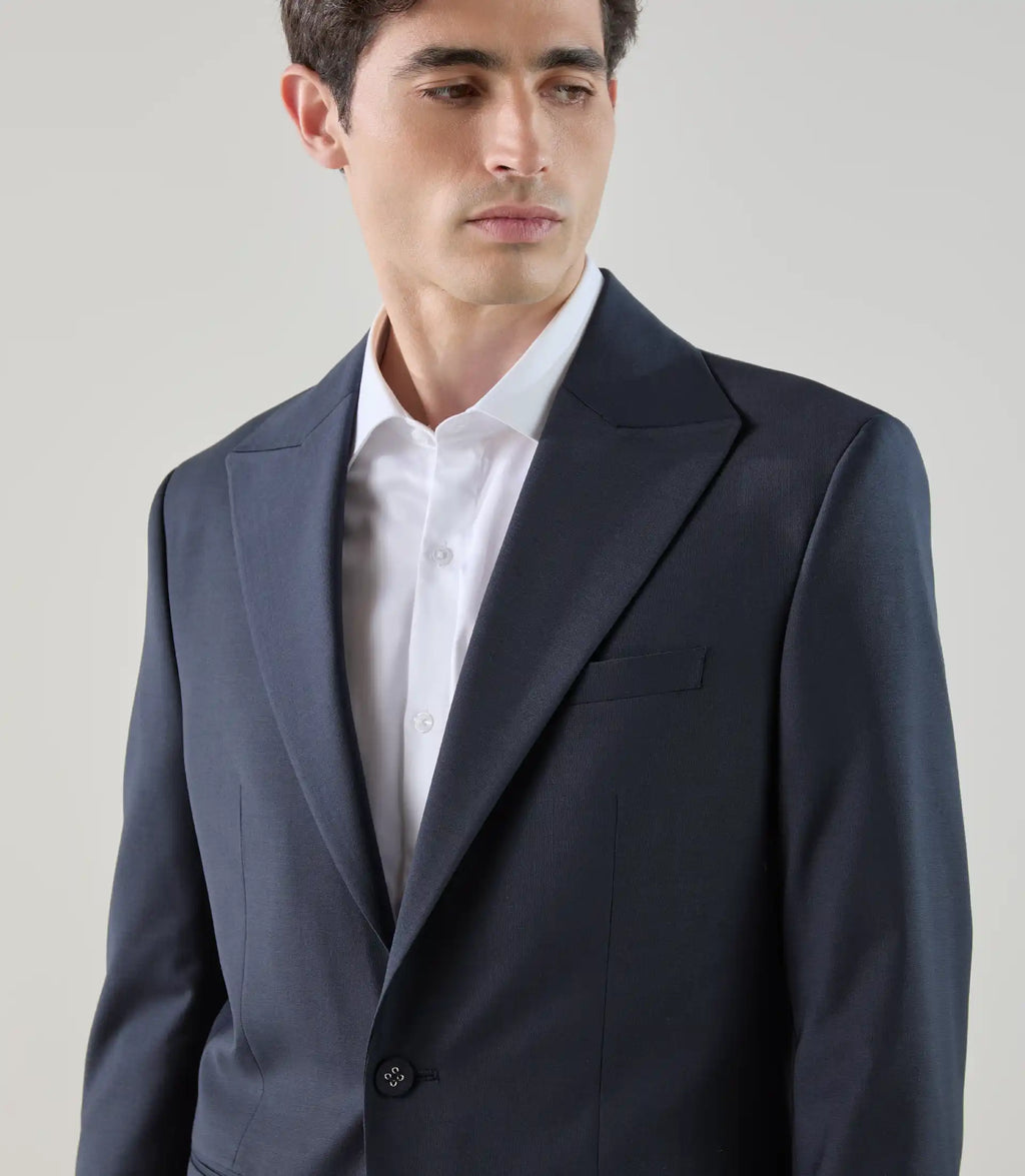 Costume 1 bouton marine - IZAC