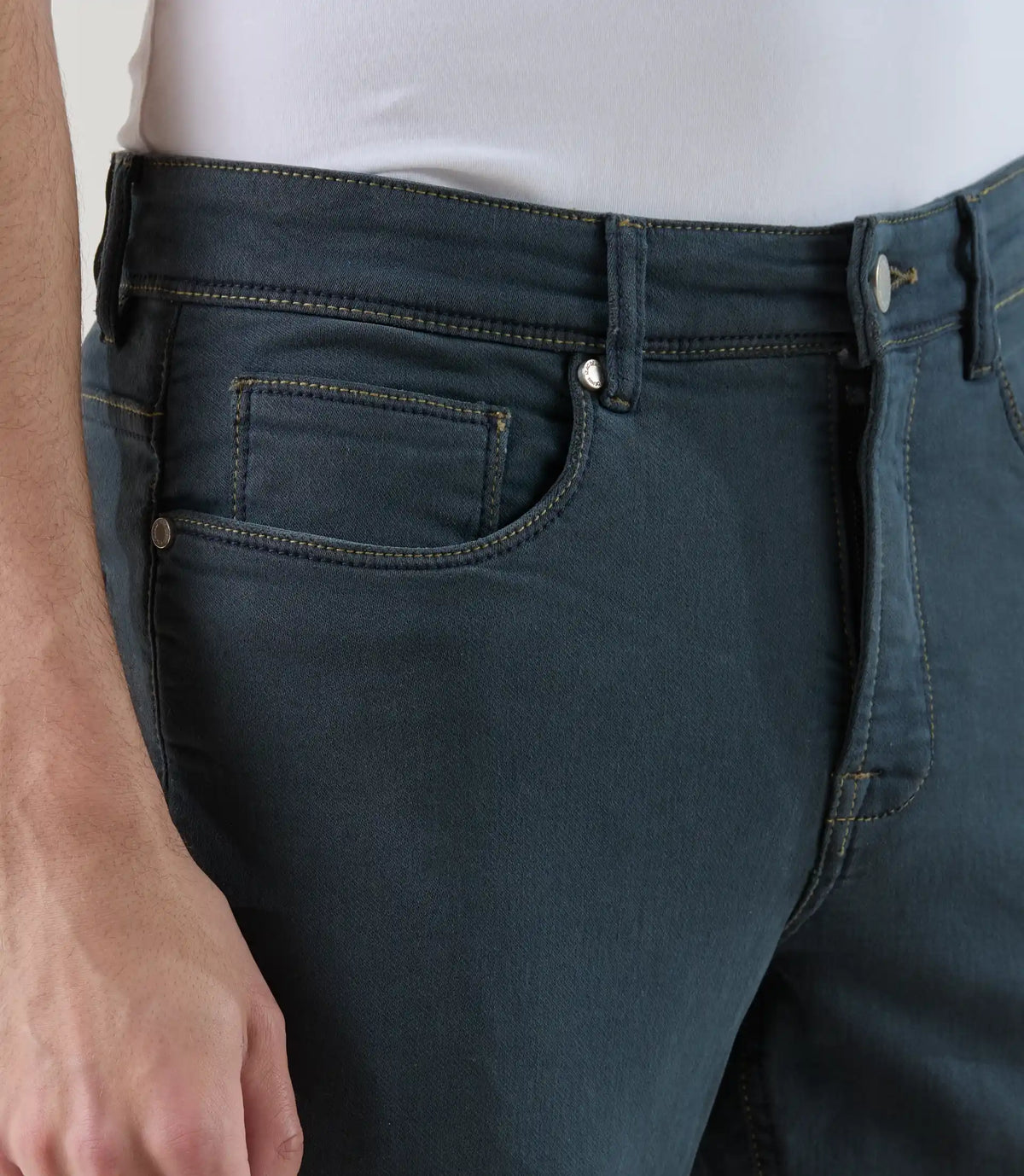 Jean 5 poches stretch bleu - IZAC