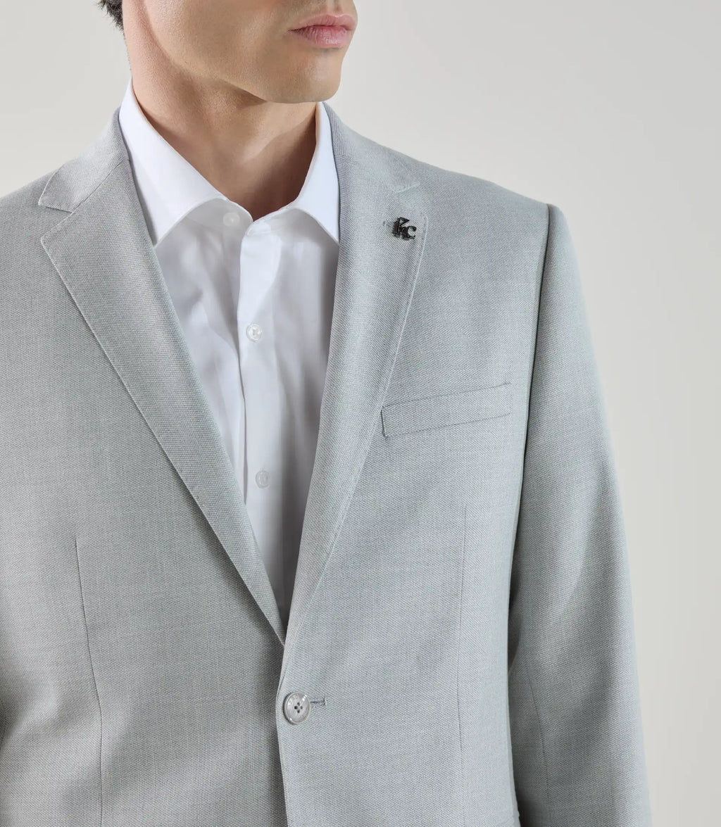 Costume 2 boutons gris clair - IZAC