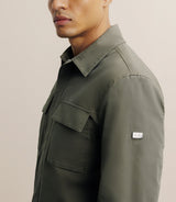 Veste casual 100% coton kaki - IZAC