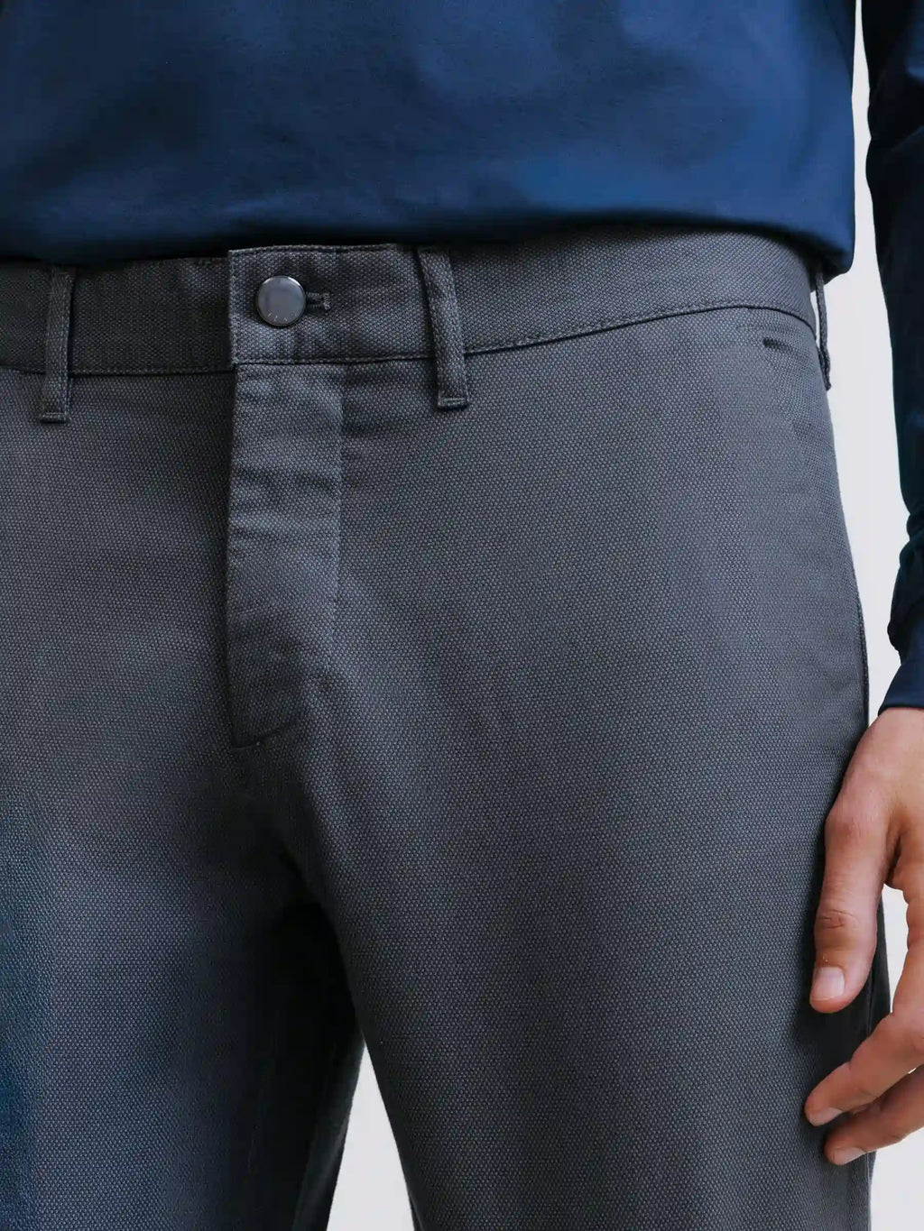 Pantalon armuré slim gris - IZAC