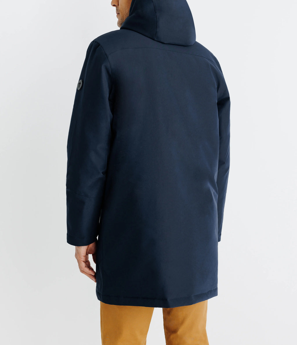 Parka à capuche marine - IZAC