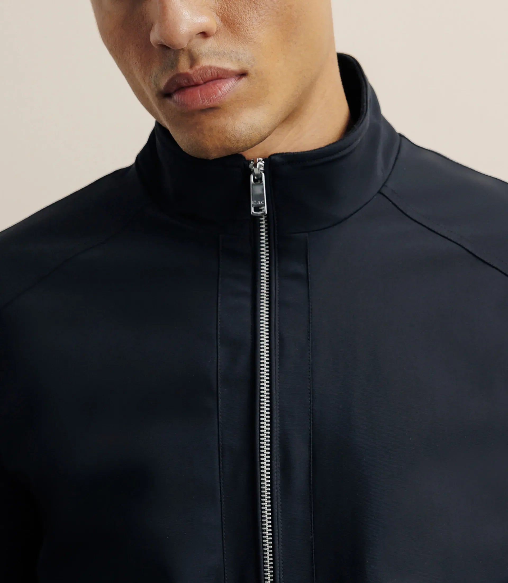 Blouson col montant noir - IZAC