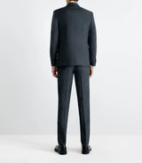 Costume 2 boutons en laine gris - IZAC