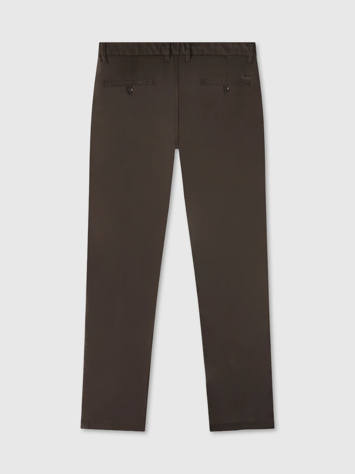 Pantalon chino - coton sergé marron