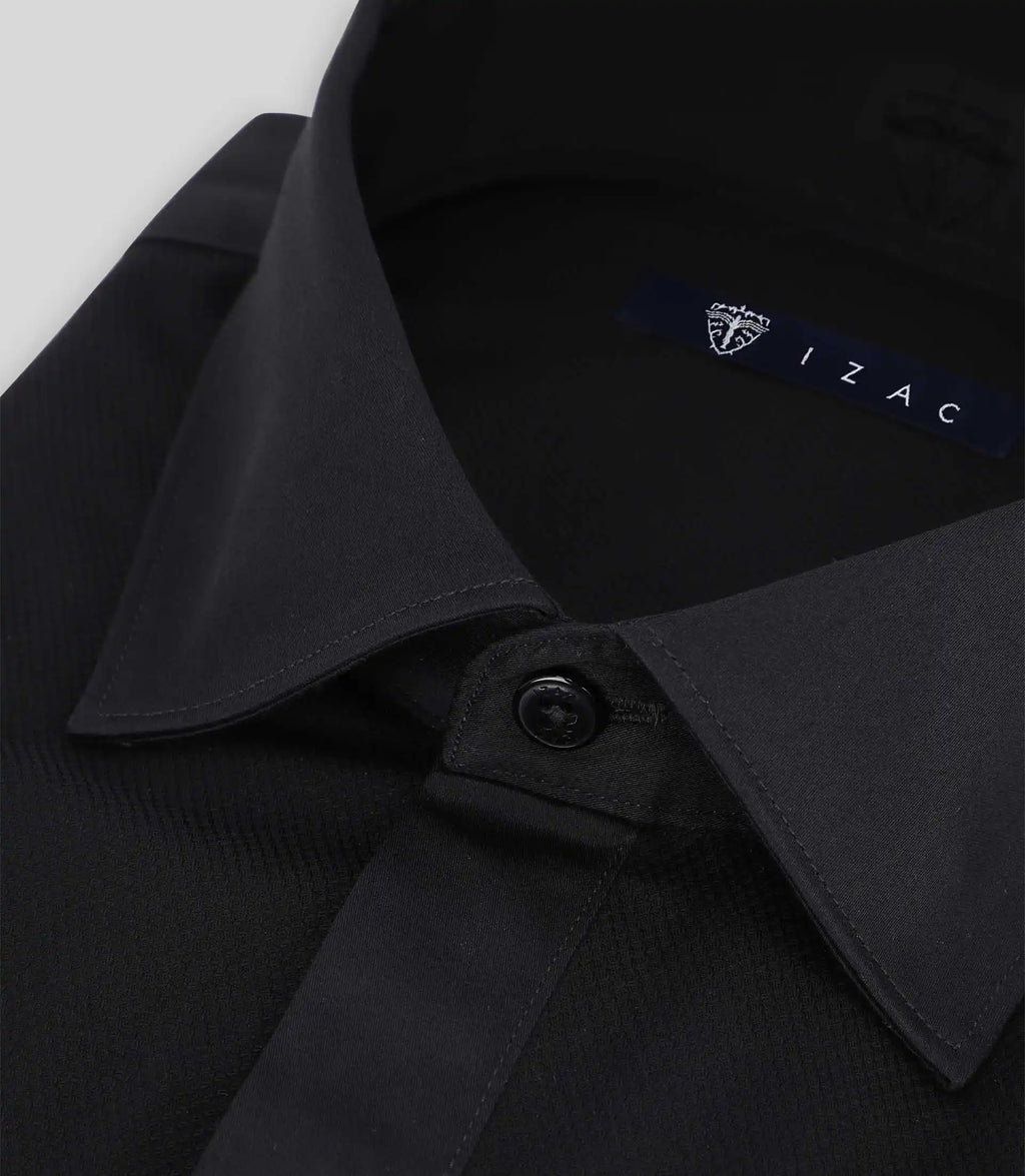 Chemise cérémonie noire - IZAC