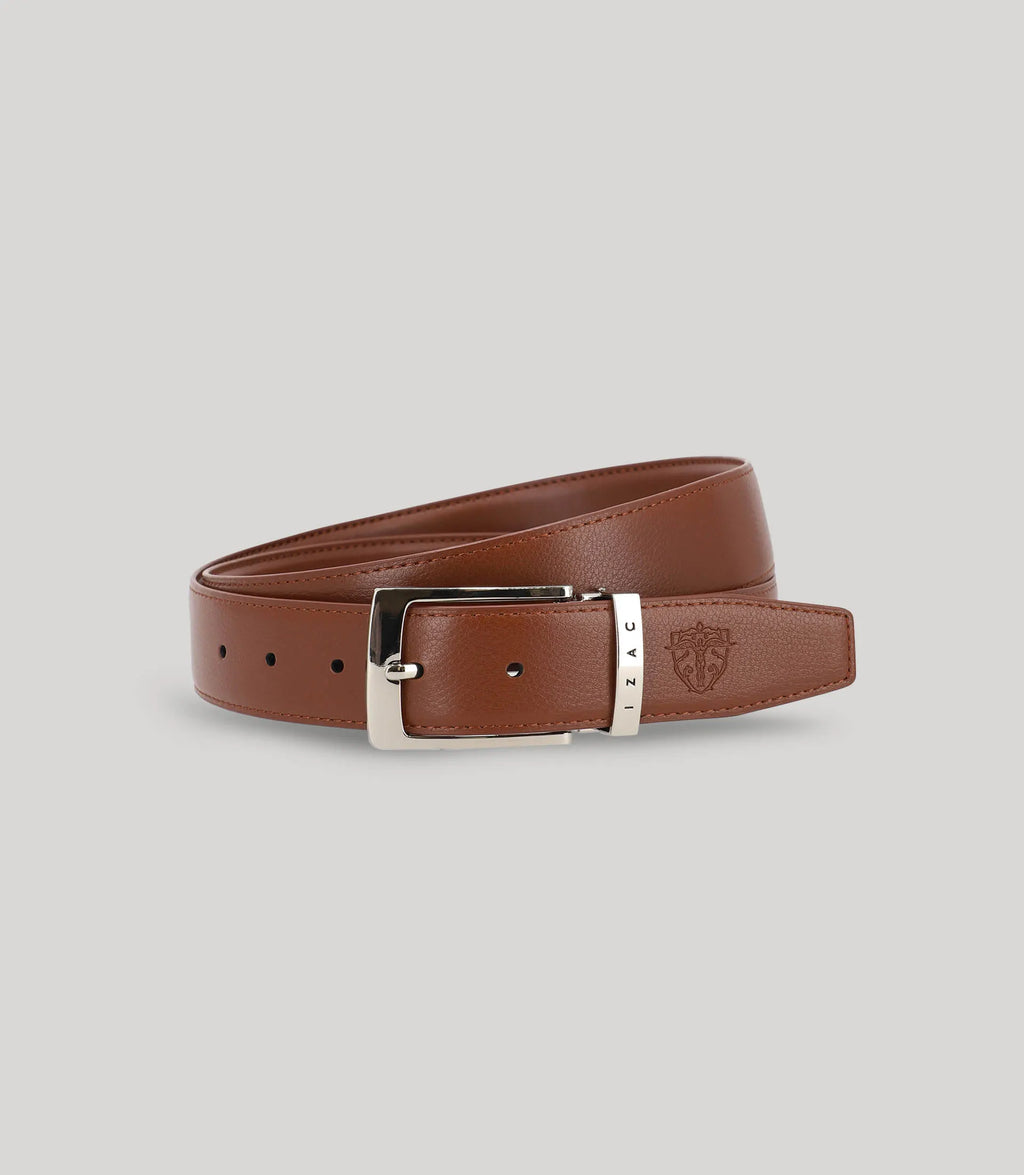 Ceinture réversible camel - IZAC