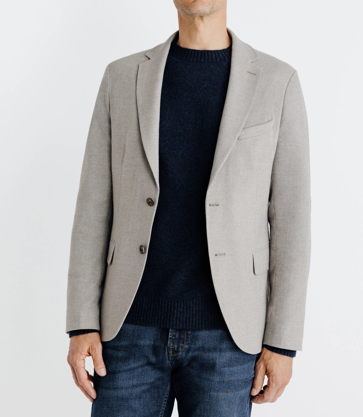 Veste casual 2 boutons beige - IZAC