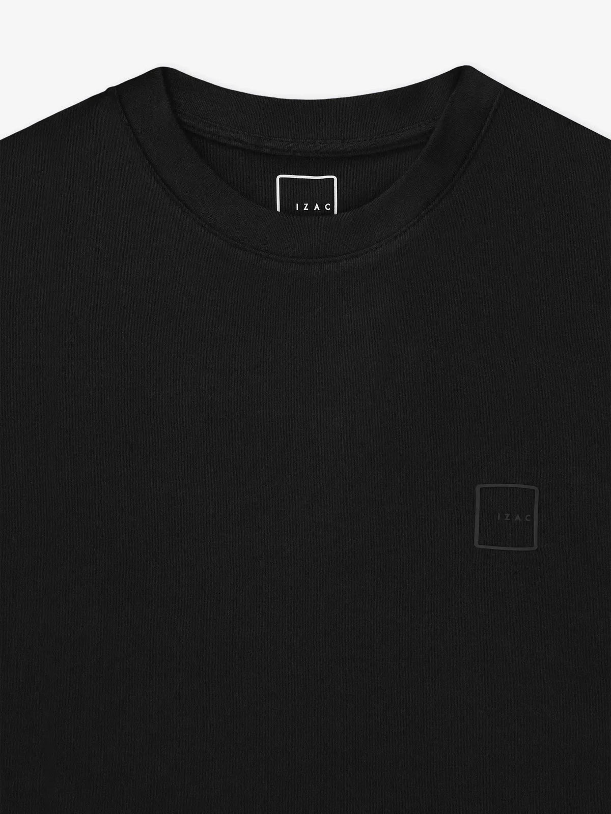 T-shirt à manches courtes oversize noir - IZAC