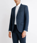 Costume à carreaux esprit Prince de Galles marine - IZAC