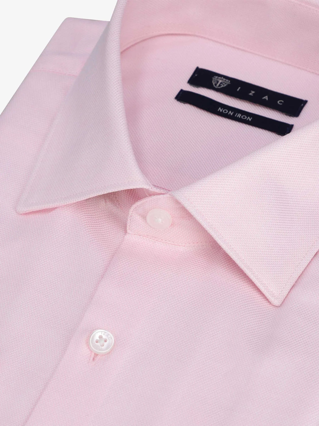 Chemise non iron rose - IZAC