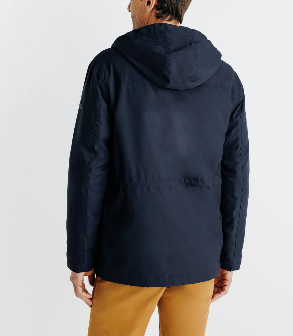 Parka avec capuche marine - IZAC