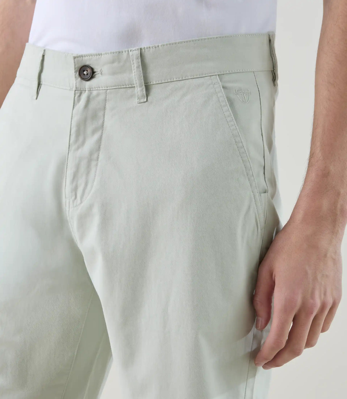 Bermuda chino vert clair - IZAC