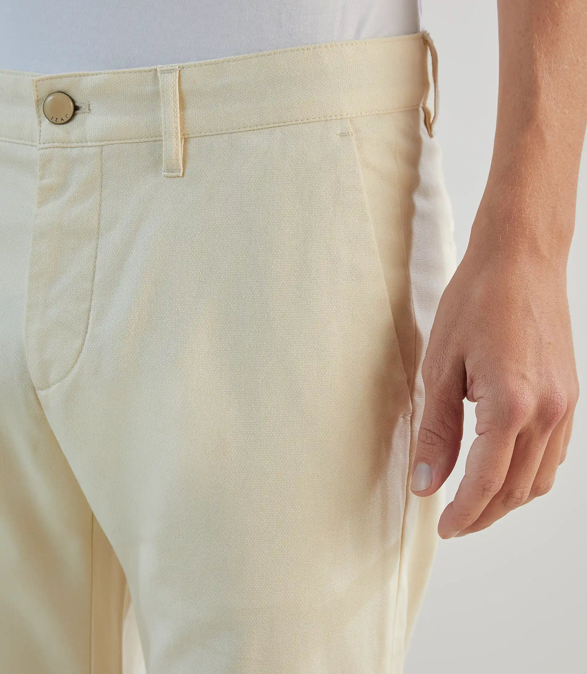 Pantalon armuré jaune pâle - IZAC