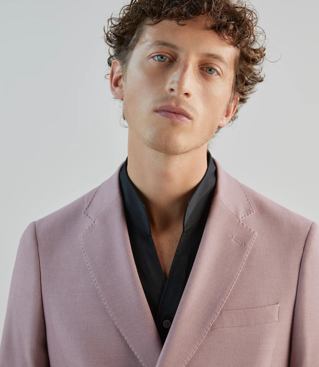 Costume croisé mauve - IZAC