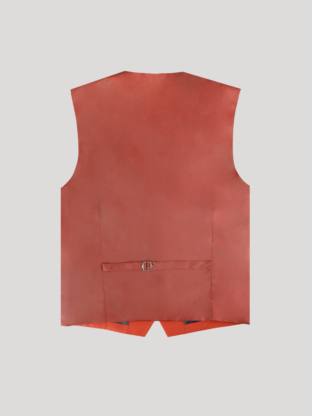 Gilet ville en laine majoritaire terracotta - IZAC