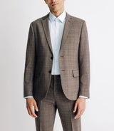 Costume 2 boutons pins fantaisie marron - IZAC