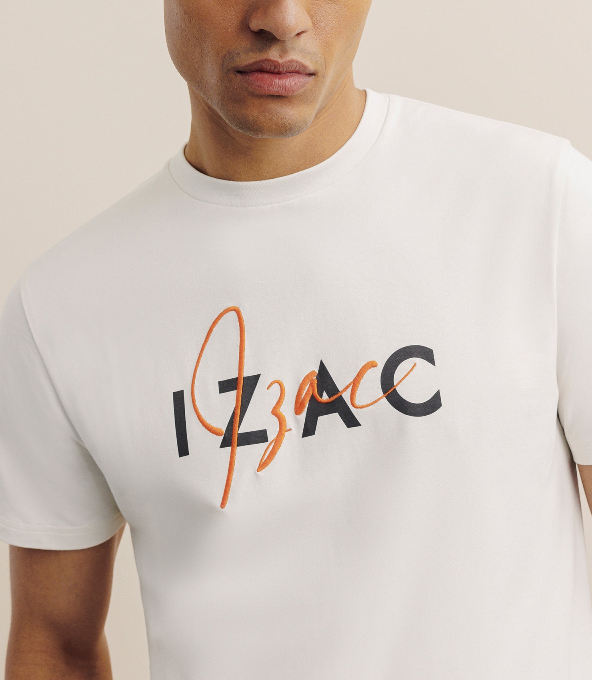 T-shirt imprimé écru - IZAC