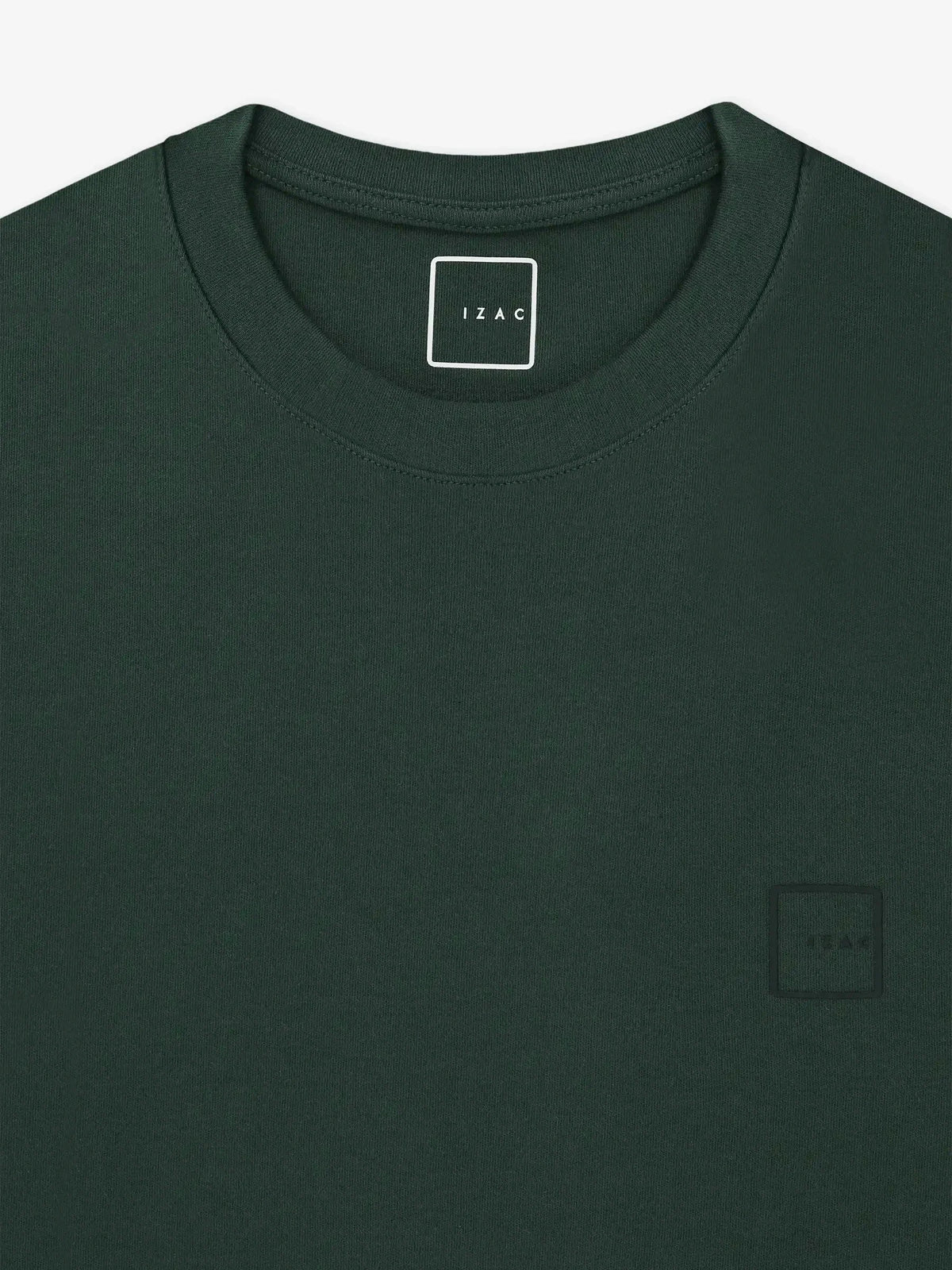T-shirt à manches courtes oversize vert f - IZAC