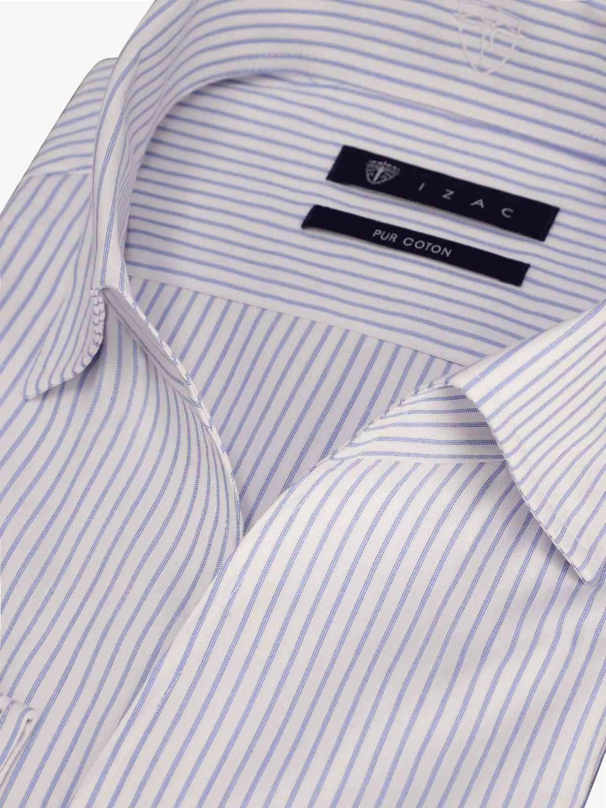 Chemise à rayures blanches - IZAC