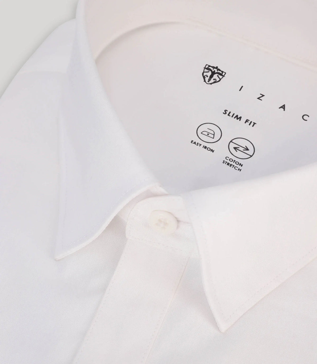 Chemise ville unie blanche - IZAC