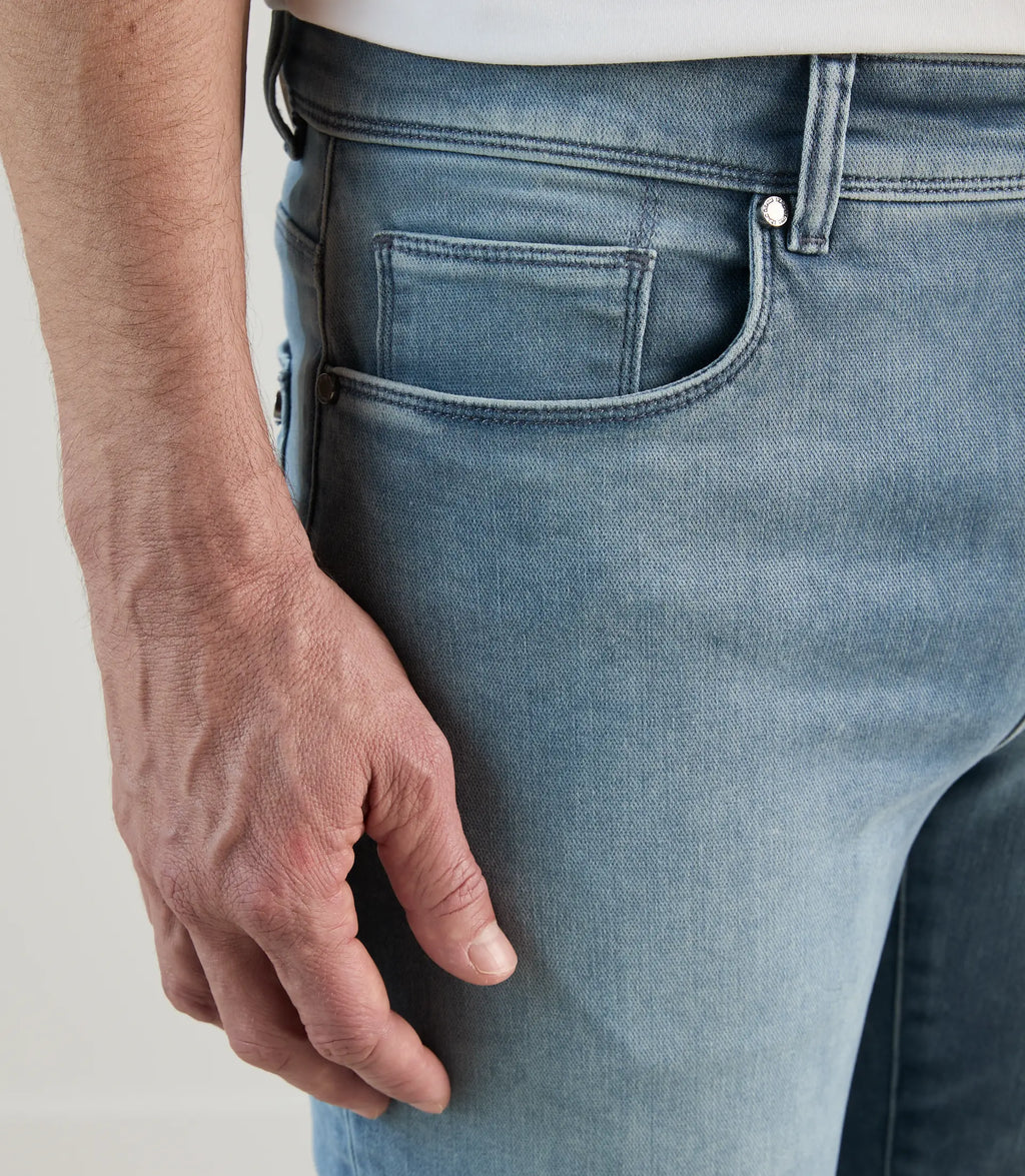 Jean 5 poches stretch bleach - IZAC