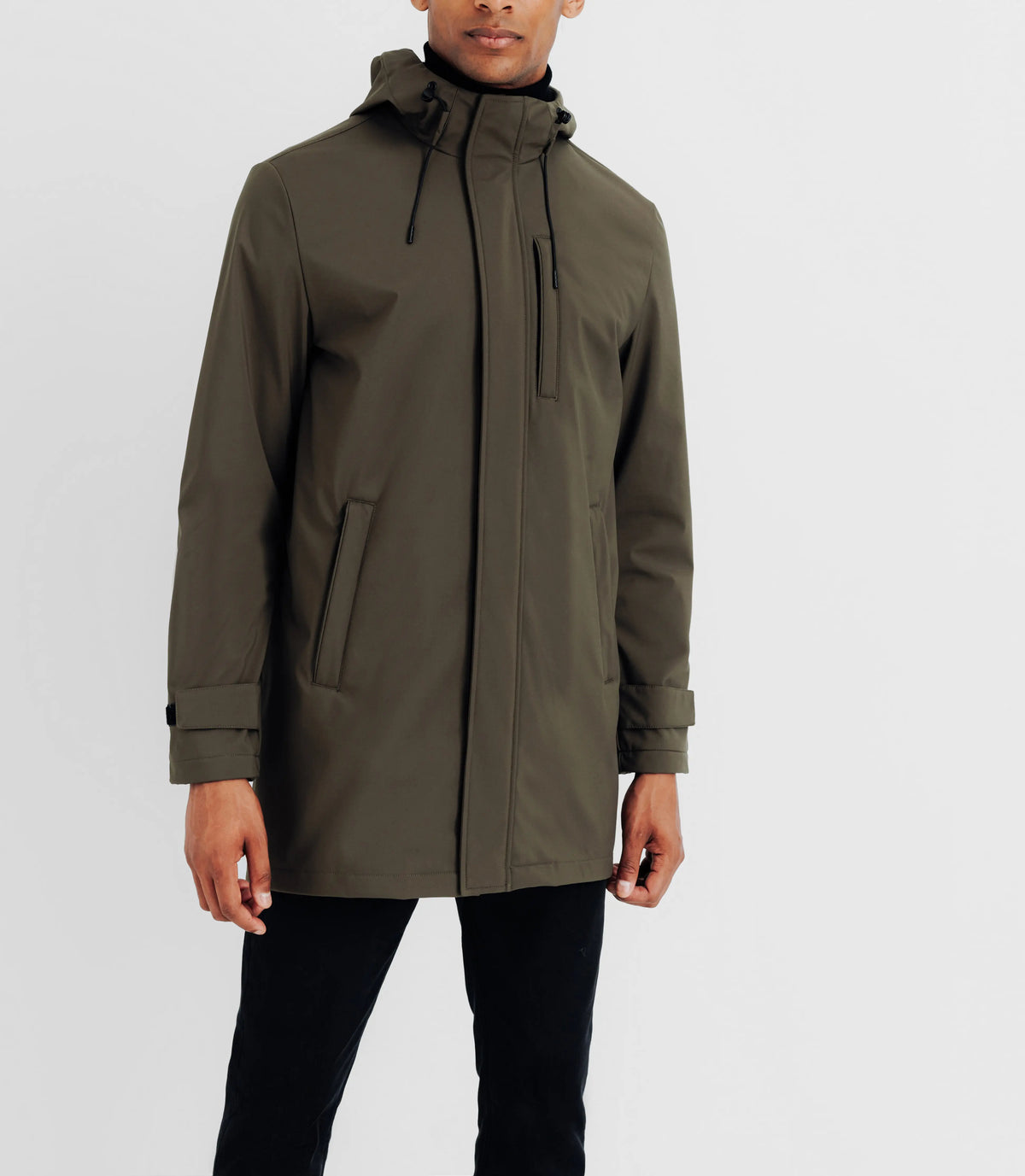Parka col montant kaki - IZAC