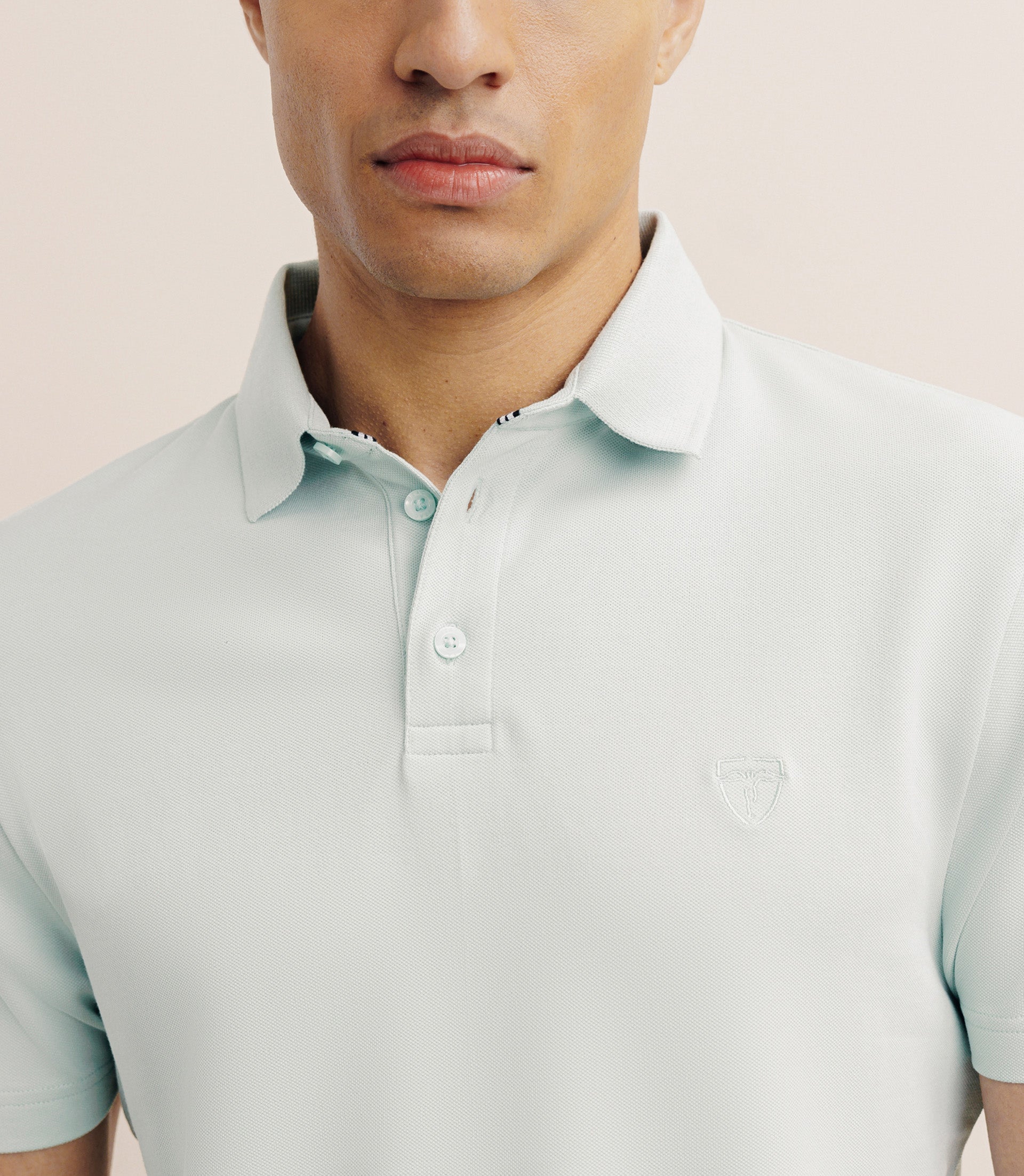 Polo piqué vert - IZAC