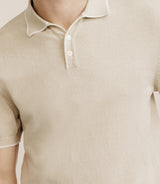 Polo col ouvert beige - IZAC