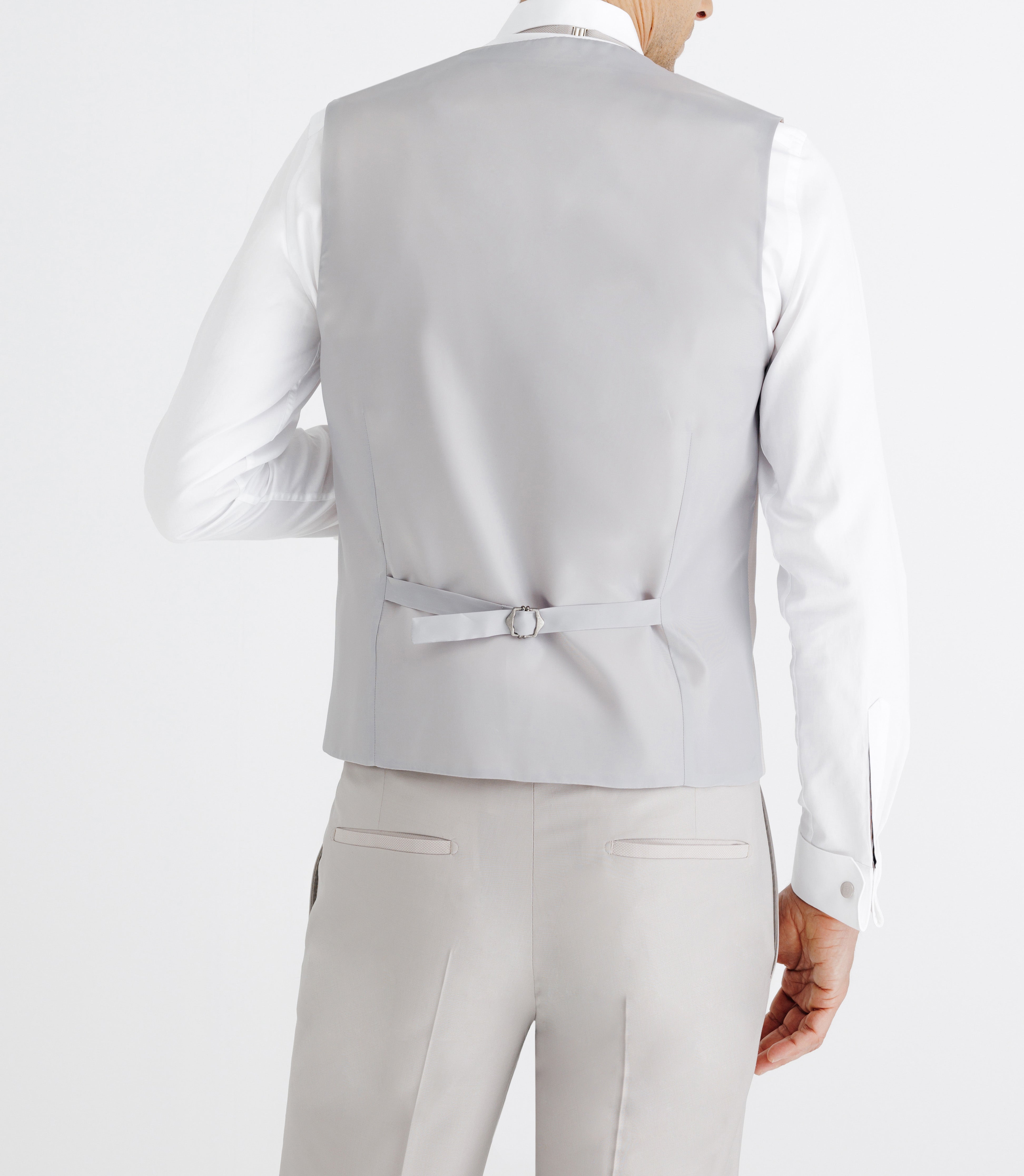 Gilet de costume cérémonie gris - IZAC