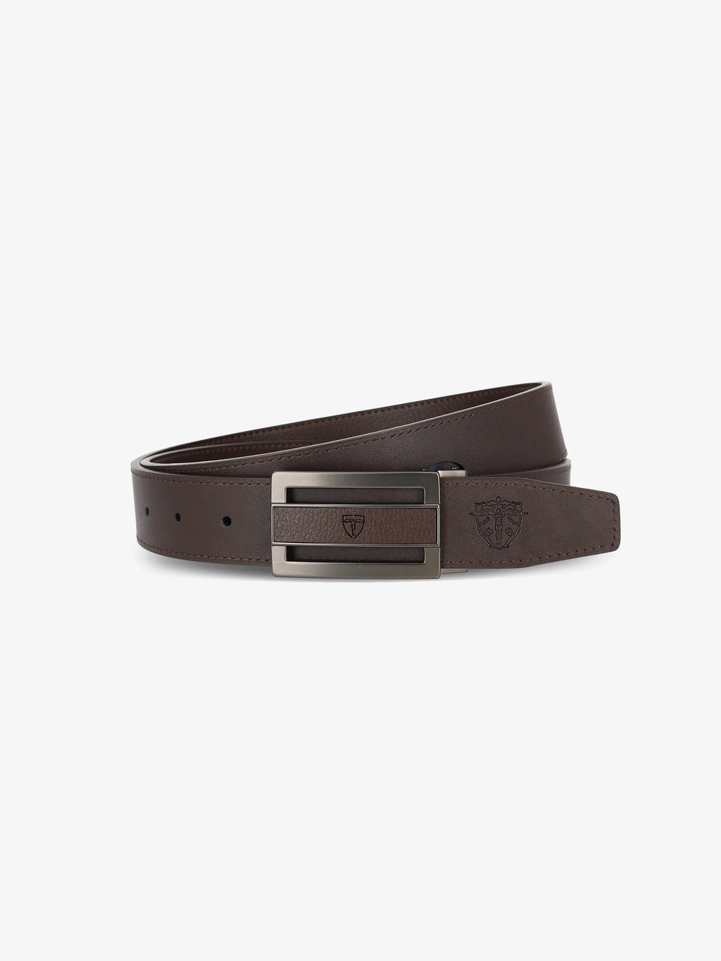 Ceinture réversible marron - IZAC