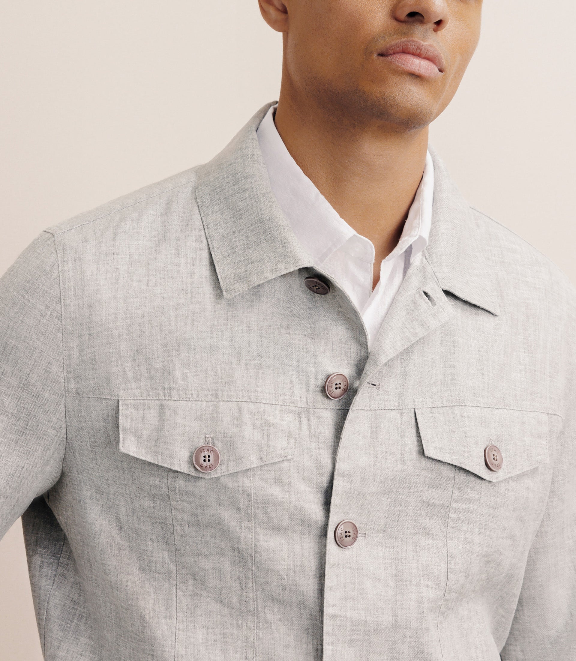 Veste casual grise - IZAC