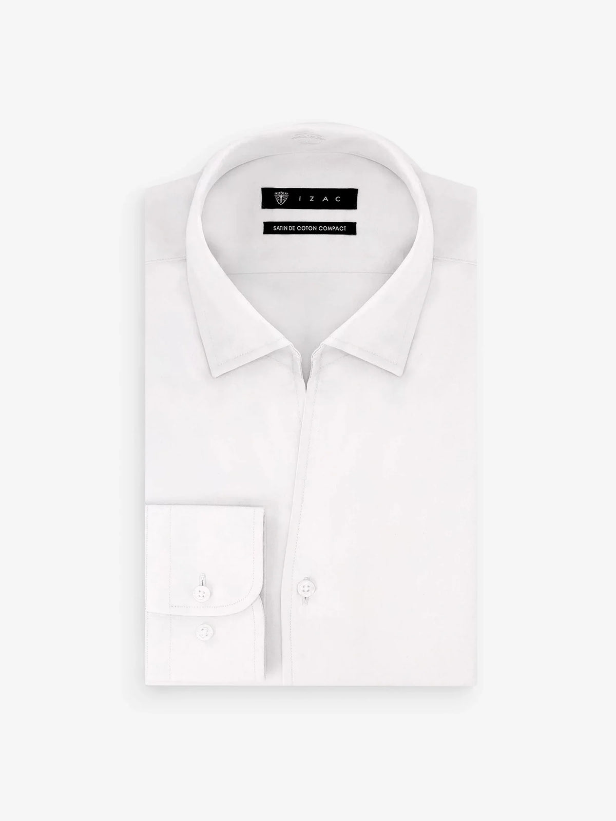 Chemise ville col ouvert blanche - IZAC