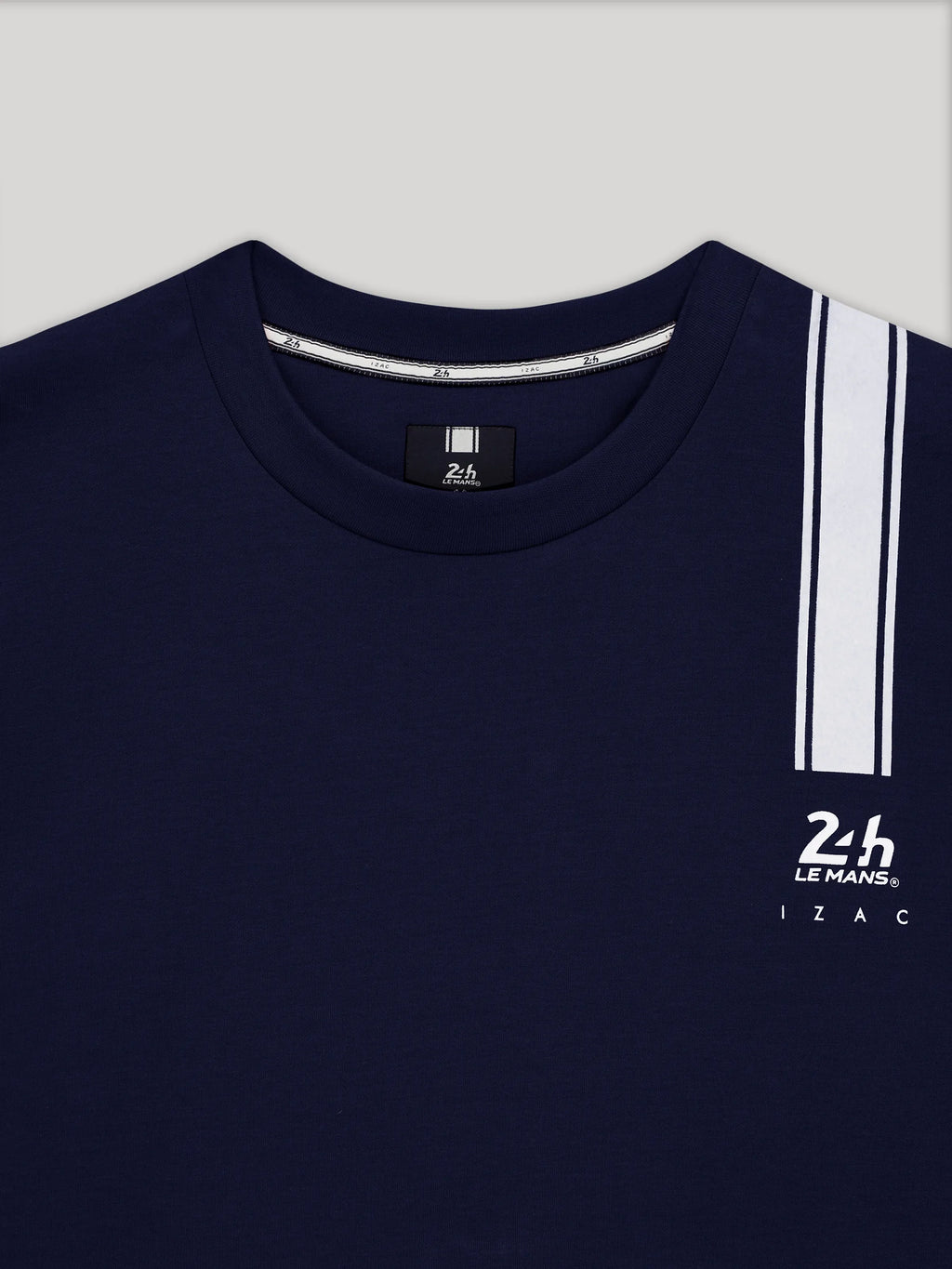 T-shirt col rond marine 24h Le Mans - IZAC