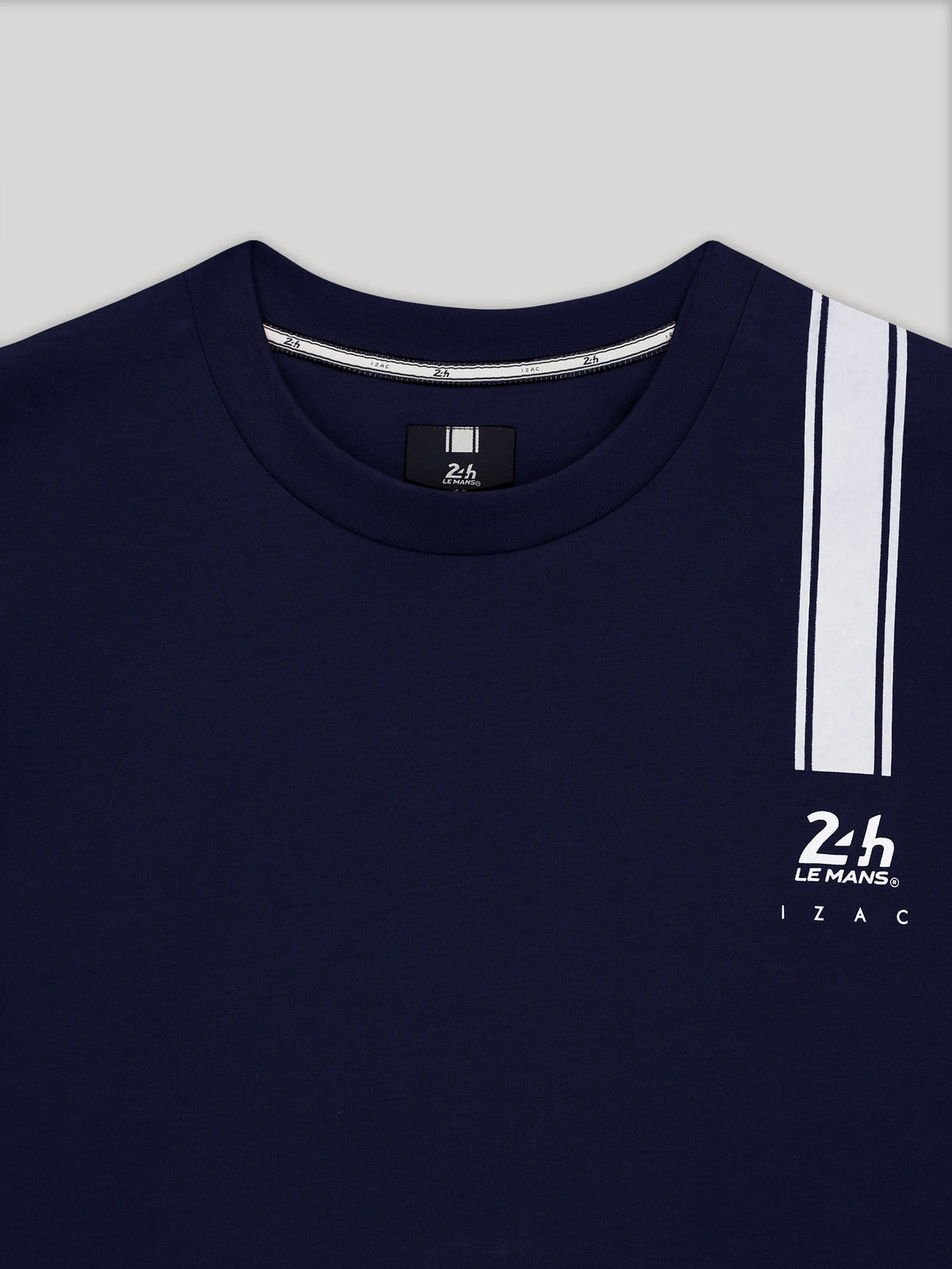 T-shirt col rond marine 24h Le Mans - IZAC