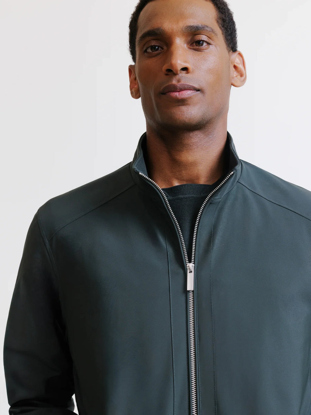 Blouson col montant kaki - IZAC